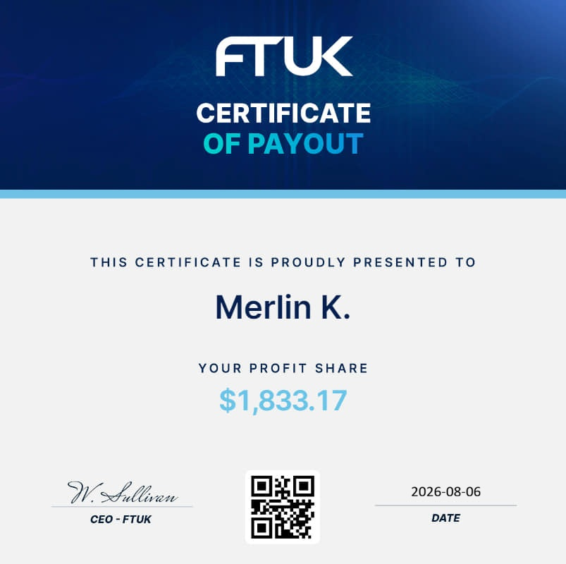 FTUK Payout Certificate