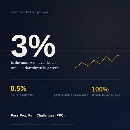 PPC- Maximum risk exposure per week = 3%
